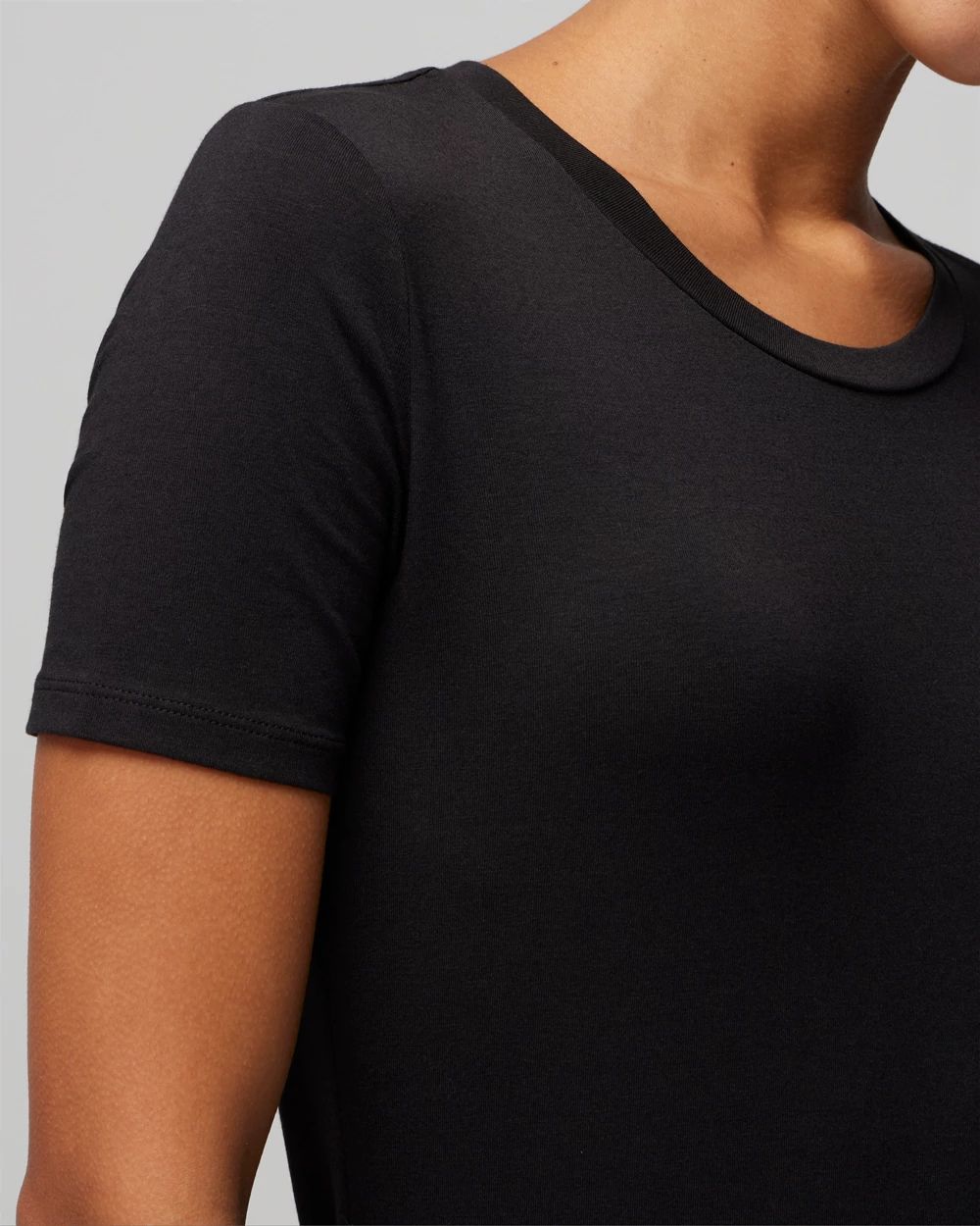Short-Sleeve Crewneck Tee | White House Black Market Short-Sleeve Crewneck Tee | White House Black Market